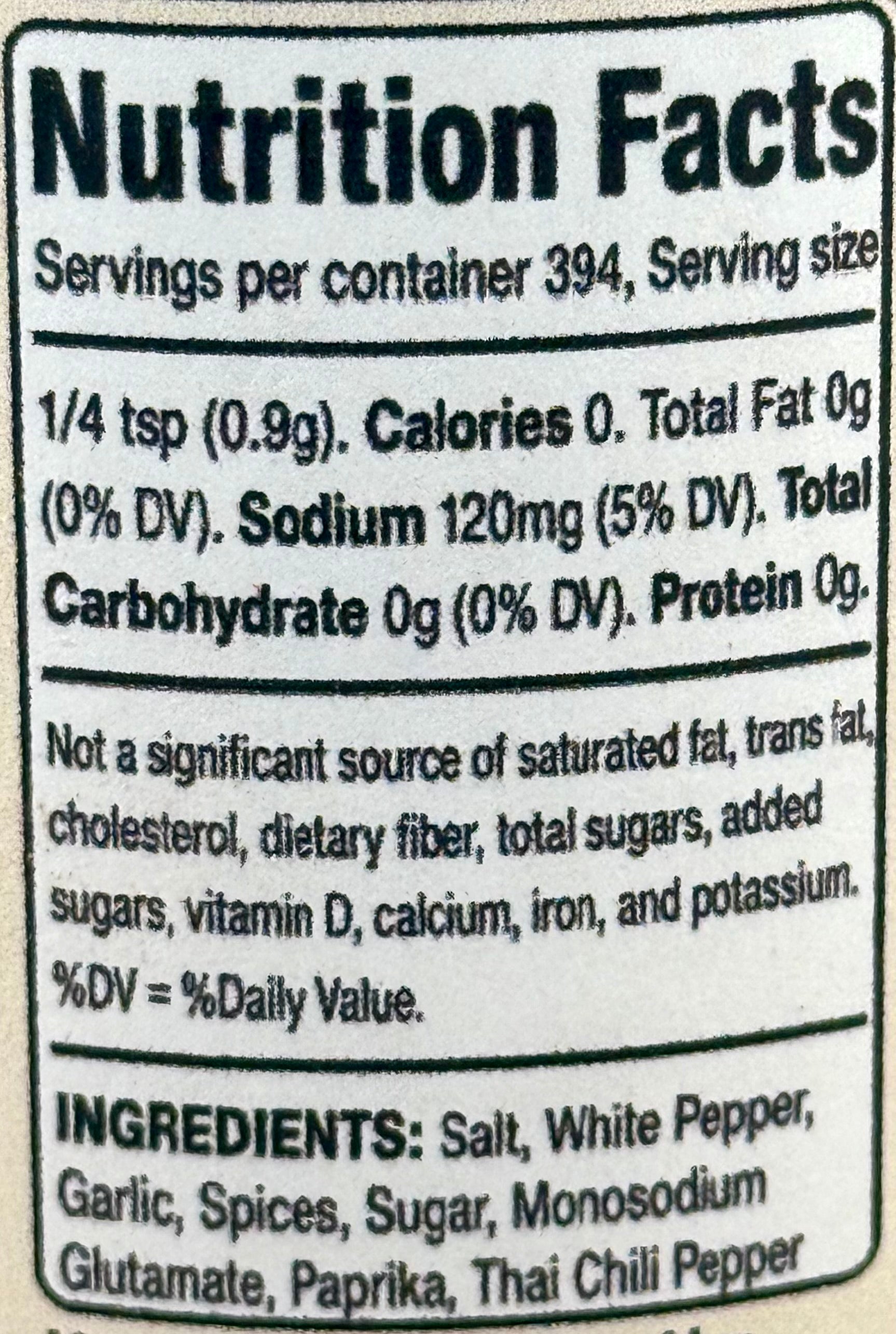 Captain’s Spicy Cantonese Salt & Pepper Mix