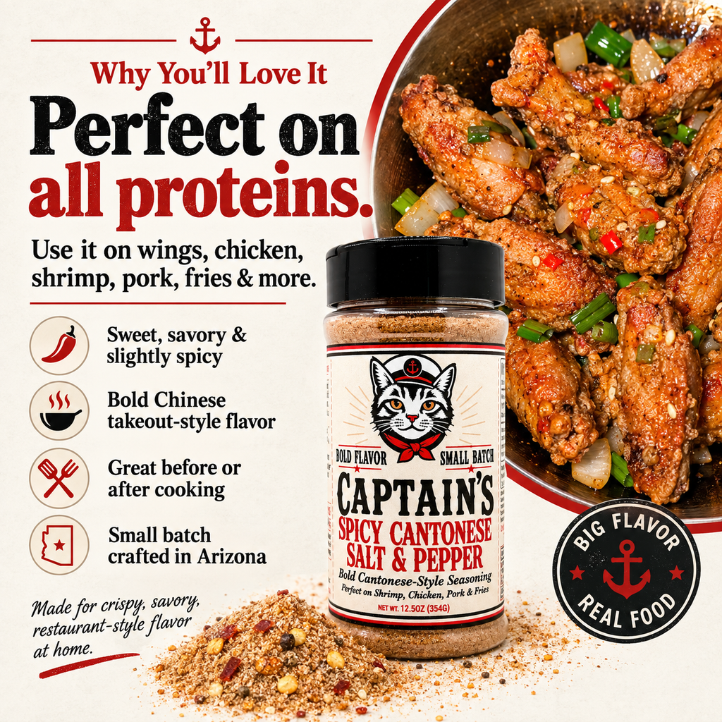 Captain’s Spicy Cantonese Salt & Pepper Mix